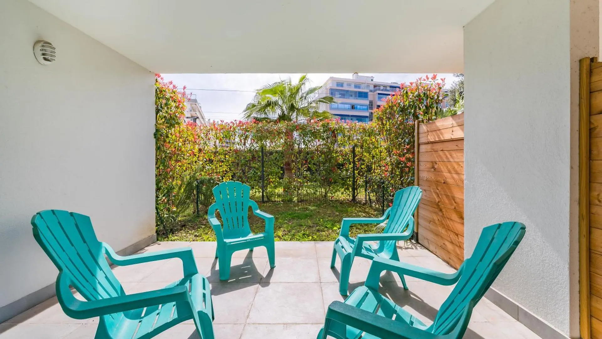 Apartment Studio Dans Residence Neuve - Terrasse Et Jardin Cannes France
