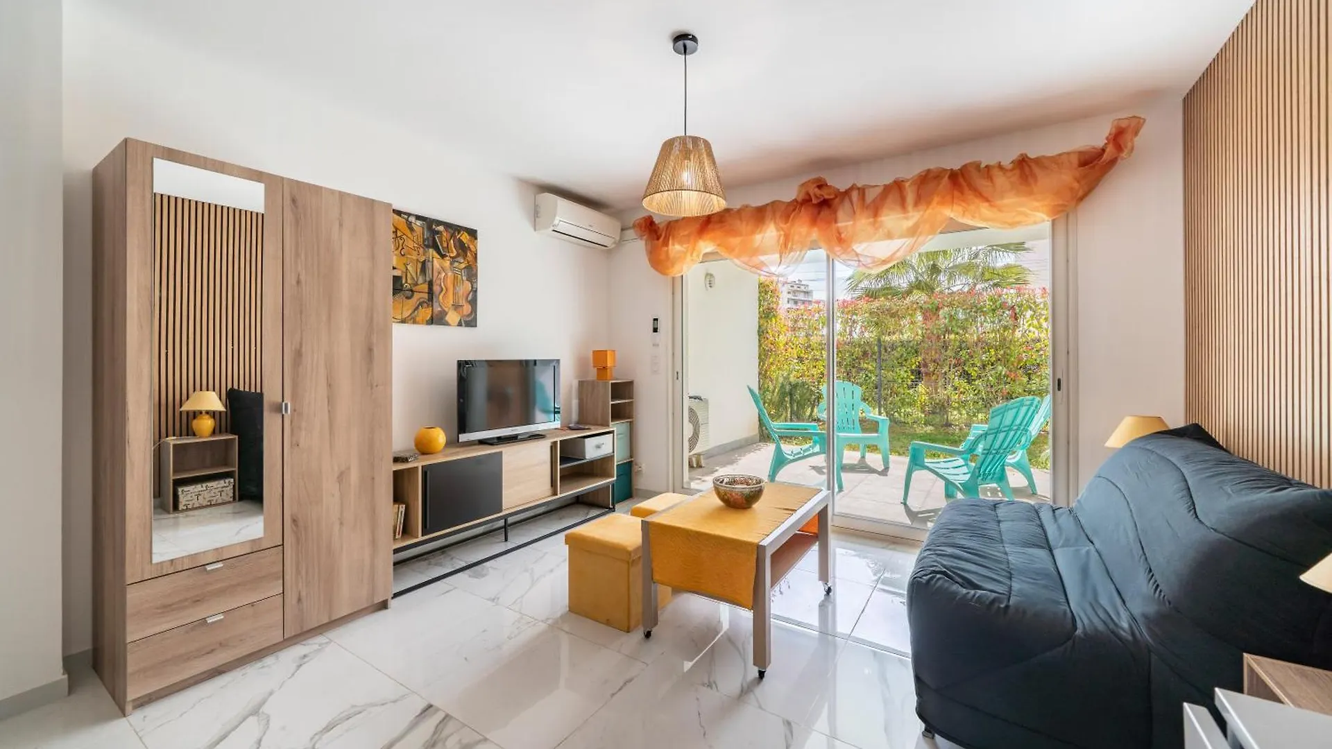 Studio Dans Residence Neuve - Terrasse Et Jardin Cannes 0*,  France